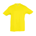 Lemon - Front - SOLS Kids Regent Short Sleeve T-Shirt