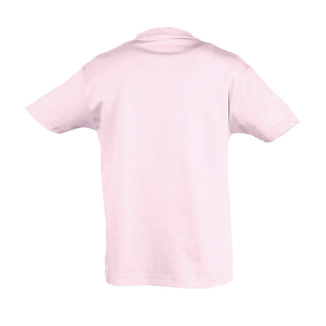 Pale Pink - Back - SOLS Kids Regent Short Sleeve T-Shirt