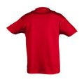 Red - Back - SOLS Kids Regent Short Sleeve T-Shirt