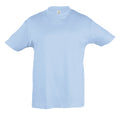 Sky Blue - Front - SOLS Kids Regent Short Sleeve T-Shirt
