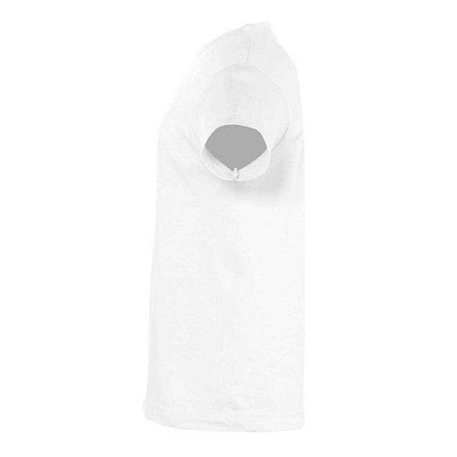 Absolute White - Side - SOLS Kids Regent Short Sleeve T-Shirt