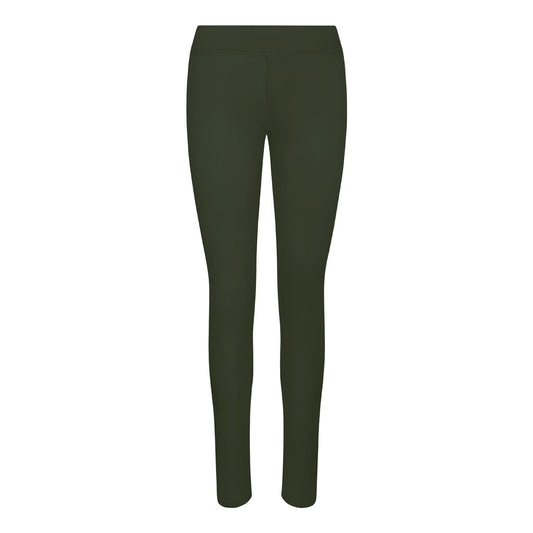 Combat Green - Front - AWDis Just Cool Womens Girlie Workout Leggings
