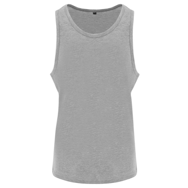Heather Grey - Front - AWDis Just Ts Mens Tri-Blend Vest