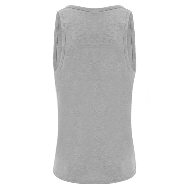 Heather Grey - Back - AWDis Just Ts Mens Tri-Blend Vest