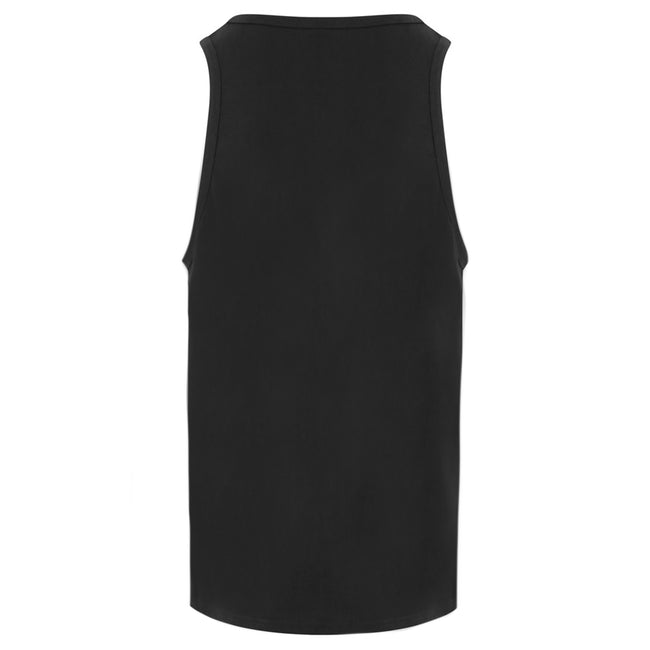 Solid Black - Back - AWDis Just Ts Mens Tri-Blend Vest