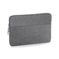 Grey Marl - Front - BagBase Essential 13in Laptop Case