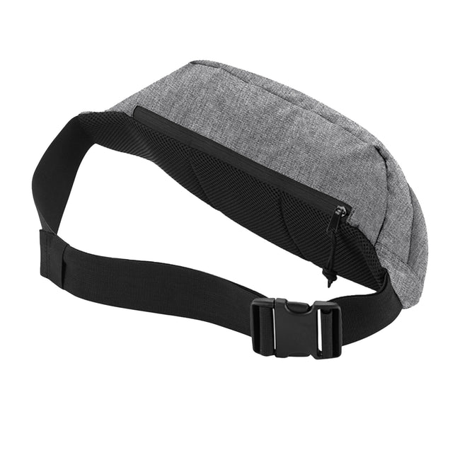 Grey Marl - Back - BagBase Oversized Across Body Bag