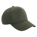 Olive Green - Front - Beechfield Authentic 5 Panel Cap