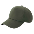 Olive Green - Side - Beechfield Authentic 5 Panel Cap