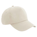 Sand - Front - Beechfield Authentic 5 Panel Cap