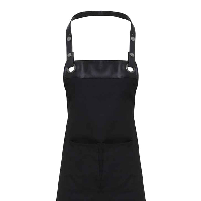Black - Back - Premier Espresso Bib Apron