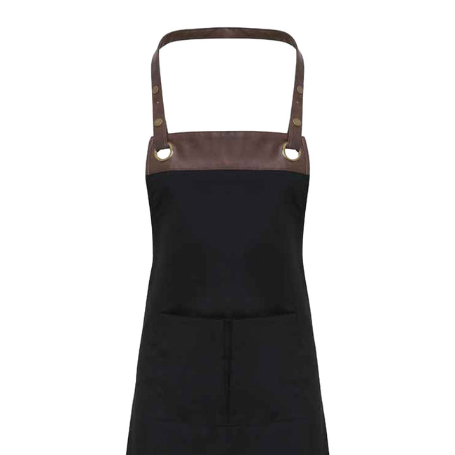 Black-Brown Denim - Back - Premier Espresso Bib Apron