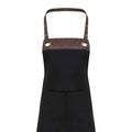 Black-Brown Denim - Back - Premier Espresso Bib Apron