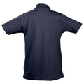 Navy - Back - SOLS Kids Unisex Summer II Pique Polo Shirt