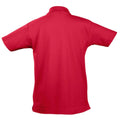 Red - Side - SOLS Kids Unisex Summer II Pique Polo Shirt