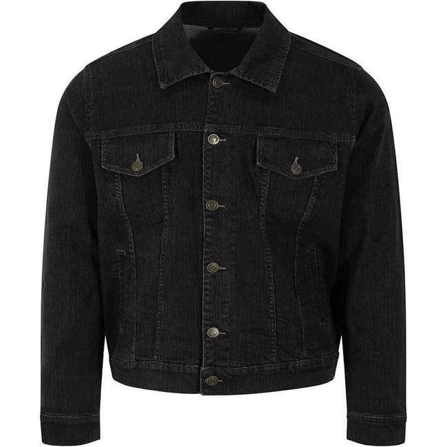 Black - Front - So Denim Ladies Olivia Denim Jacket