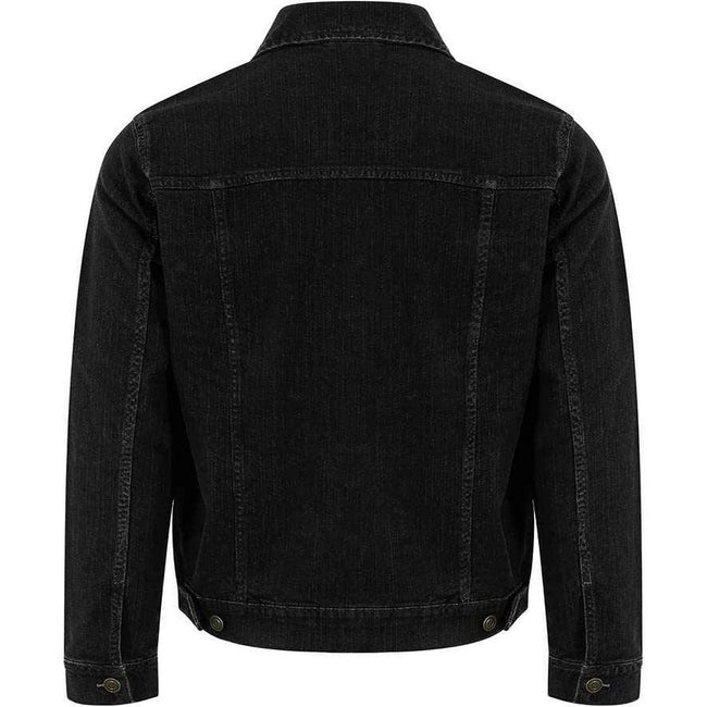 Black - Back - So Denim Ladies Olivia Denim Jacket