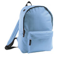 Sky Blue - Front - SOLS Childrens-Kids Rider School Backpack