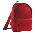Red - Front - SOLS Childrens-Kids Rider School Backpack