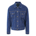 Dark Blue Wash - Front - So Denim Mens Noah Denim Jacket
