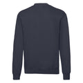 Dark Navy - Back - Fruit Of The Loom Mens Classic Drop Shoulder Sweatshirt