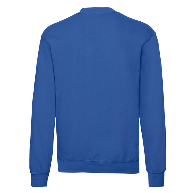 Royal Blue - Back - Fruit Of The Loom Mens Classic Drop Shoulder Sweatshirt