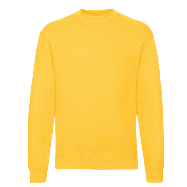 Sunflower - Front - Fruit Of The Loom Mens Classic Drop Shoulder Sweatshirt