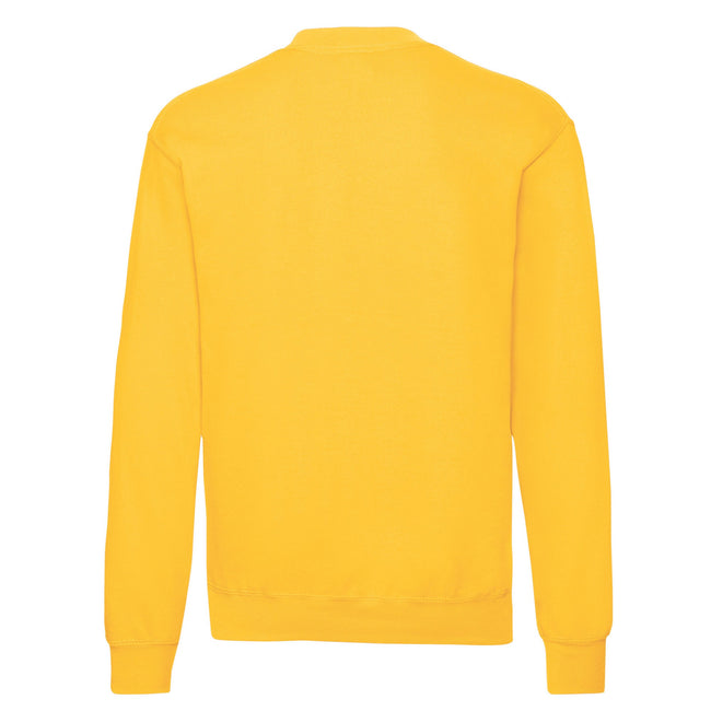 Sunflower - Back - Fruit Of The Loom Mens Classic Drop Shoulder Sweatshirt