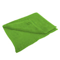 Lime - Front - SOLS Island Guest Towel (30 X 50cm)