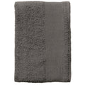 Dark Grey - Back - SOLS Island Guest Towel (30 X 50cm)