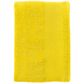 Lemon - Back - SOLS Island Guest Towel (30 X 50cm)