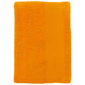 Orange - Back - SOLS Island Guest Towel (30 X 50cm)