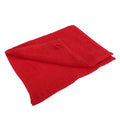 Red - Front - SOLS Island Guest Towel (30 X 50cm)