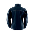 Navy - Back - Result Work-Guard Womens-Ladies Treble Stitch Soft Shell Jacket