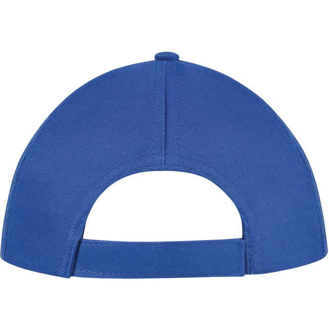 Royal Blue - Back - SOLS Unisex Buzz 5 Panel Baseball Cap