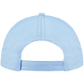 Sky Blue - Back - SOLS Unisex Buzz 5 Panel Baseball Cap