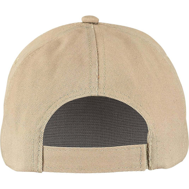 Sand - Back - SOLS Unisex Buzz 5 Panel Baseball Cap