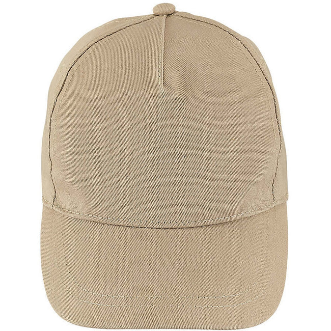 Sand - Side - SOLS Unisex Buzz 5 Panel Baseball Cap