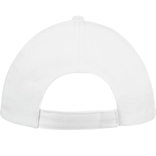 White - Lifestyle - SOLS Unisex Buzz 5 Panel Baseball Cap