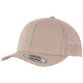 Khaki - Front - Flexfit Unisex Retro Trucker Cap