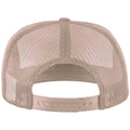 Khaki - Back - Flexfit Unisex Retro Trucker Cap