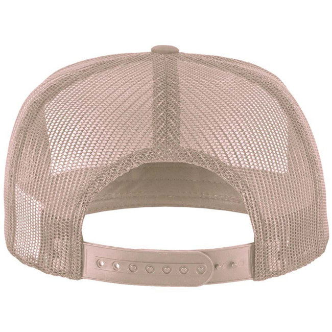 Khaki - Back - Flexfit Unisex Retro Trucker Cap