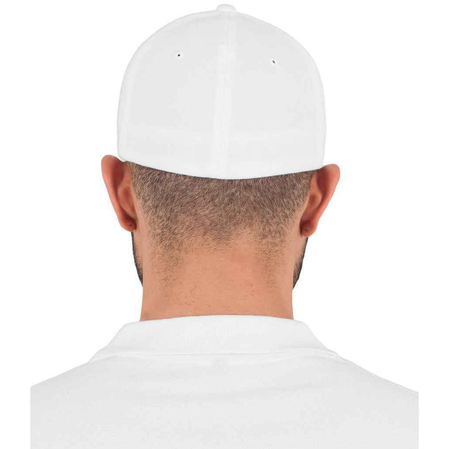 White - Side - Flexfit Unisex 5 Panel Cap