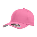Pink - Front - Flexfit Unisex Wooly Combed Cap