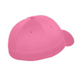 Pink - Back - Flexfit Unisex Wooly Combed Cap