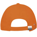 Orange - Side - SOLS Unisex Buffalo 6 Panel Baseball Cap