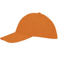 Orange - Lifestyle - SOLS Unisex Buffalo 6 Panel Baseball Cap