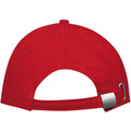 Red - Back - SOLS Unisex Buffalo 6 Panel Baseball Cap