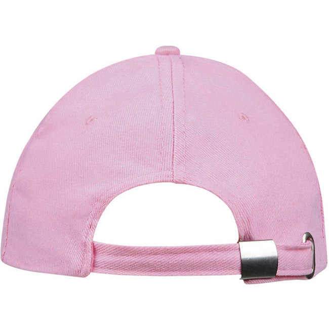 Flash Pink-White - Back - SOLS Unisex Buffalo 6 Panel Baseball Cap