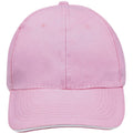 Flash Pink-White - Lifestyle - SOLS Unisex Buffalo 6 Panel Baseball Cap